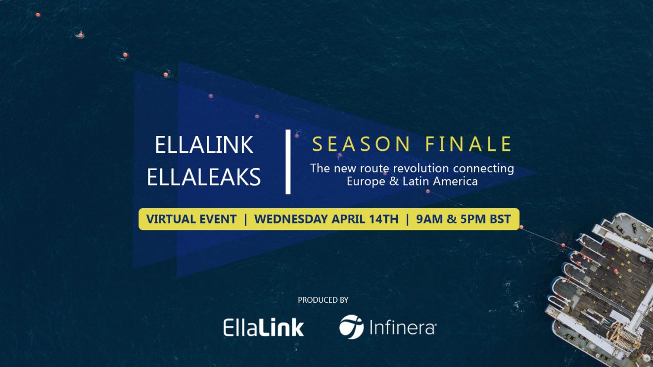 EllaLink anuncia el capítulo final, virtual e interactivo de su serie EllaLEAKS para el 14 de abril de 2021 en dos sesiones a las 10 AM y 6 PM CEST