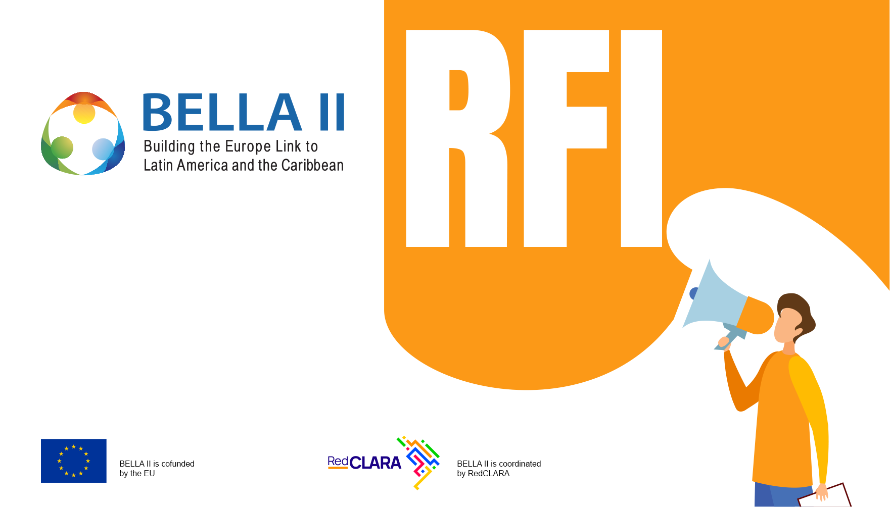 Anuncio: RedCLARA invita a participar en la Solicitud de Información (RFI) a Interesados para formar parte del proyecto BELLA II