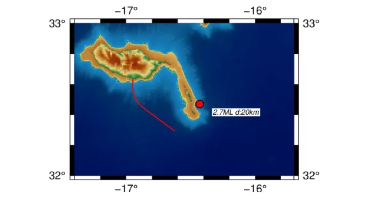Los socios de SUBMERSE en Portugal registran la primera actividad sísmica en un equipo DAS instalado en Madeira