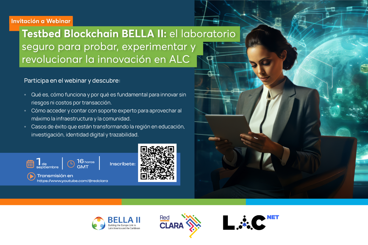 Webinar: Lançamento do Testbed de Blockchain da BELLA II