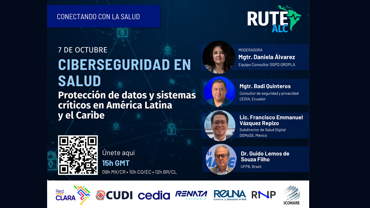 7 October: Join the RUTE-ALC dialogue on cybersecurity in healthcare!
