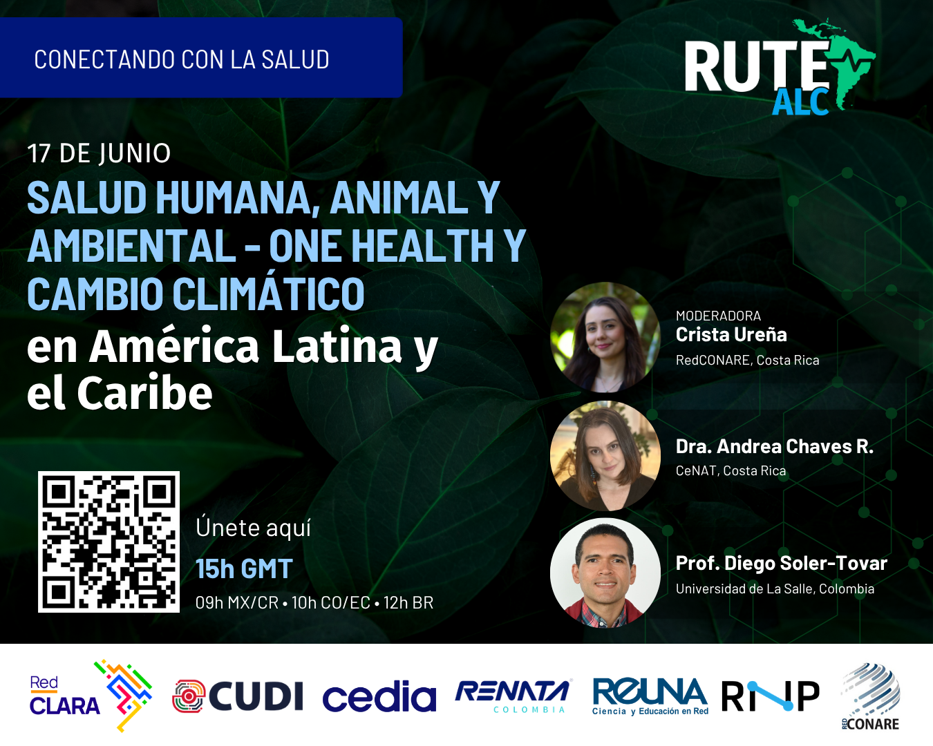 17 de junho: Participe do webinar da RUTE-ALC sobre One Health e mudanças climáticas na América Latina e no Caribe
