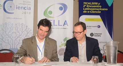 RedCLARA and Internet Society sign MoU to potentiate mutual collaboration
