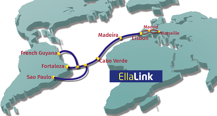 BELLA: cabo EllaLink recebe sinal verde