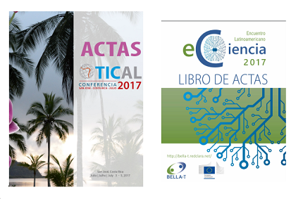 Revisa las actas de TICAL2017 y del Encuentro Latinoamericano de e-Ciencia